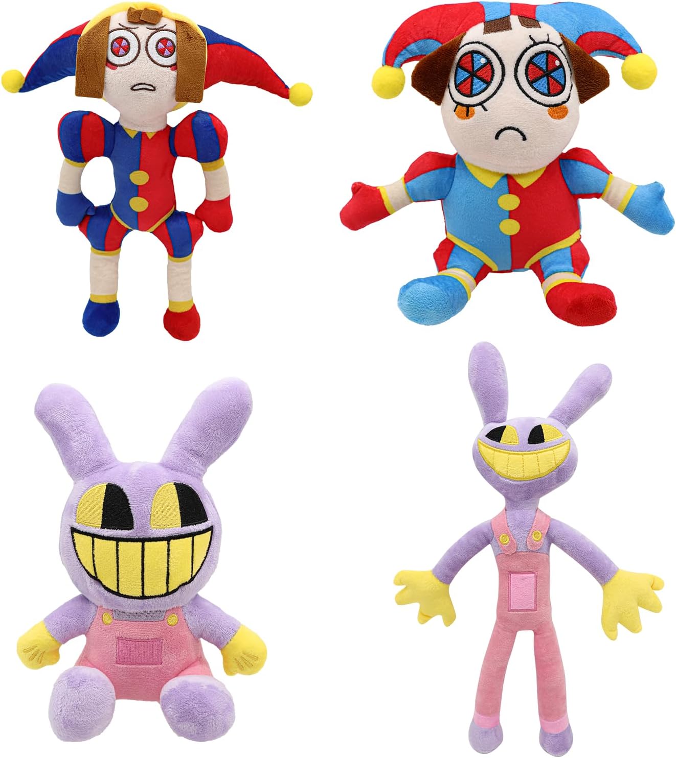 樂天商城 - アメイジング デジタル サーカス ぬいぐるみ 4体セット ポムニ キャラクター 約25〜40cm かわいい 人形 プレゼント 子供 大人 ギフト 誕生日 クリスマス コレクション ごっこ遊び ままごと おもちゃ 誕生日 クリスマス 女の子 男の子 【並行輸入品】