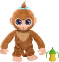 Just Play ファーリアル 動く リアル サル 赤ちゃん ピーナッツ ザ プレイフル モンキー インタラクティブトイ 【並行輸入品】