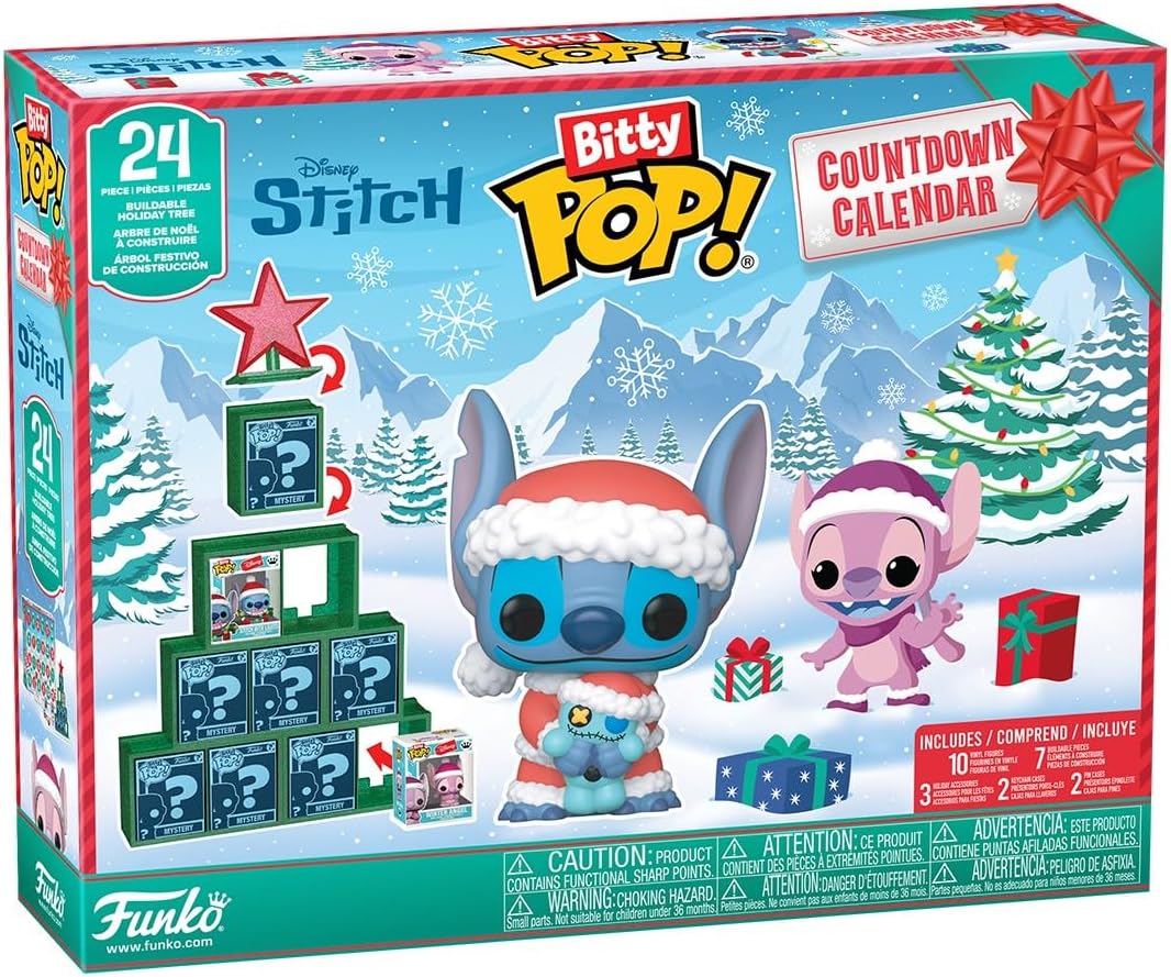 樂天商城 - Funko Pop ビティ スティッチ アドベントカレンダー カウントダウン カレンダー ホリデー クリスマス 24日 サプライズ プレゼント サンタクロース リロ ＆ スティッチ 【並行輸入品】