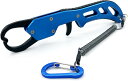TOTOMOKA(トトモカ) フィッシュグリップ 魚掴み器 フィッシュキャッチャー 超軽量 アルミ製 ロープ付き ブルー