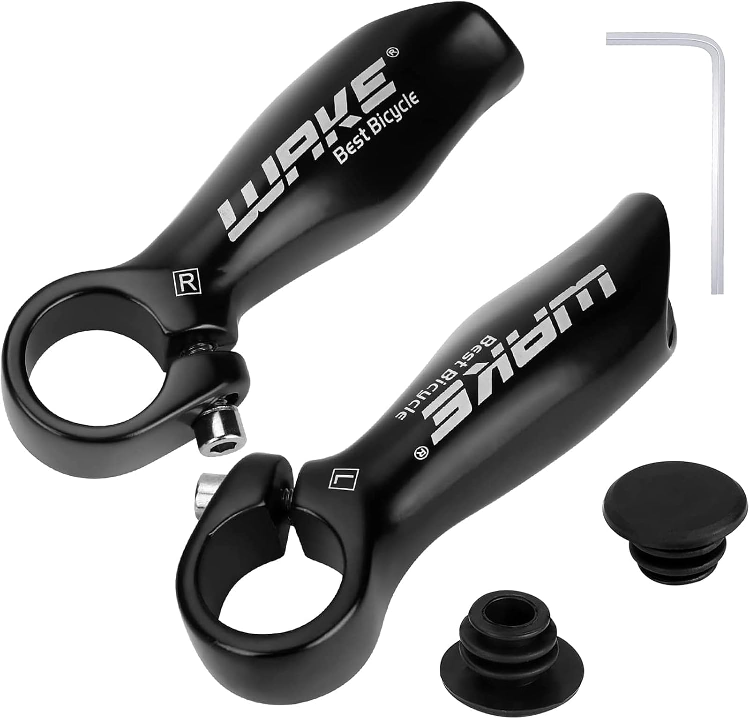 BTtime 自転車 バーエンドバー 内径 22.2mm 合金 補助ハンドルバー 耐変色性 取り付け簡単 変形防止 軽..