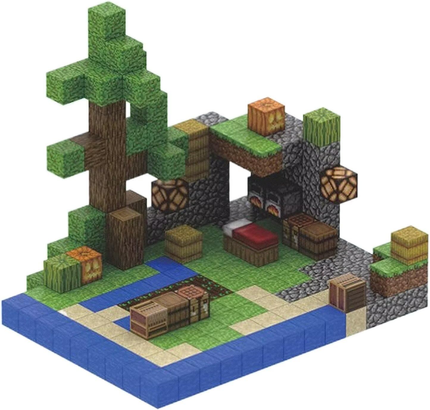 Blocks - Vexolite マグネットブロック 磁石ブロック 積み木 マグネット 立体パズル 知育玩具 マグネットパズル 小学生 おもちゃ 誕生日 入園 卒園 ギフト クリスマスプレゼント 212PCS 農場