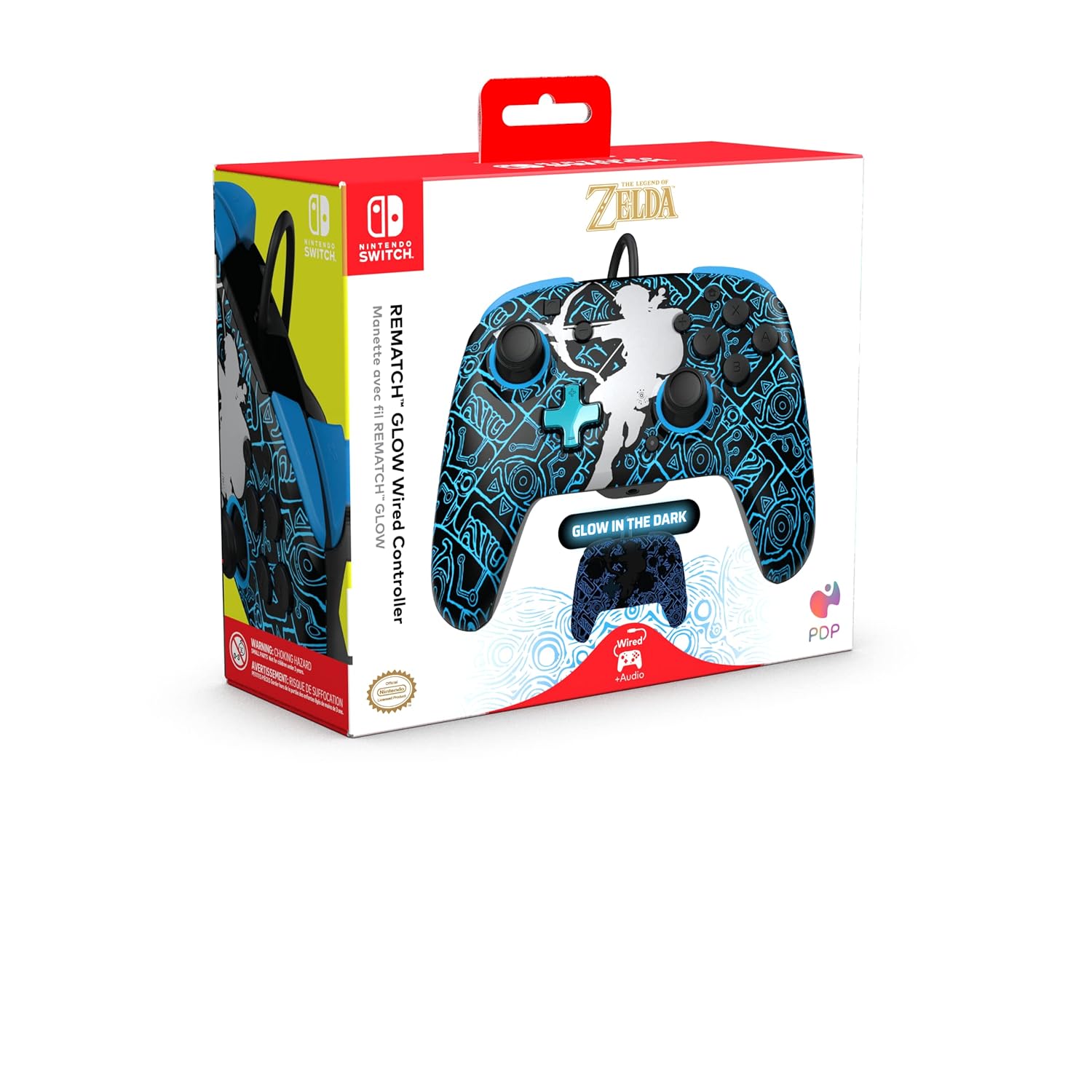ゼルダの伝説 シーカーシュート 有線 Nintendo Switch コントローラー 発光デザイ...