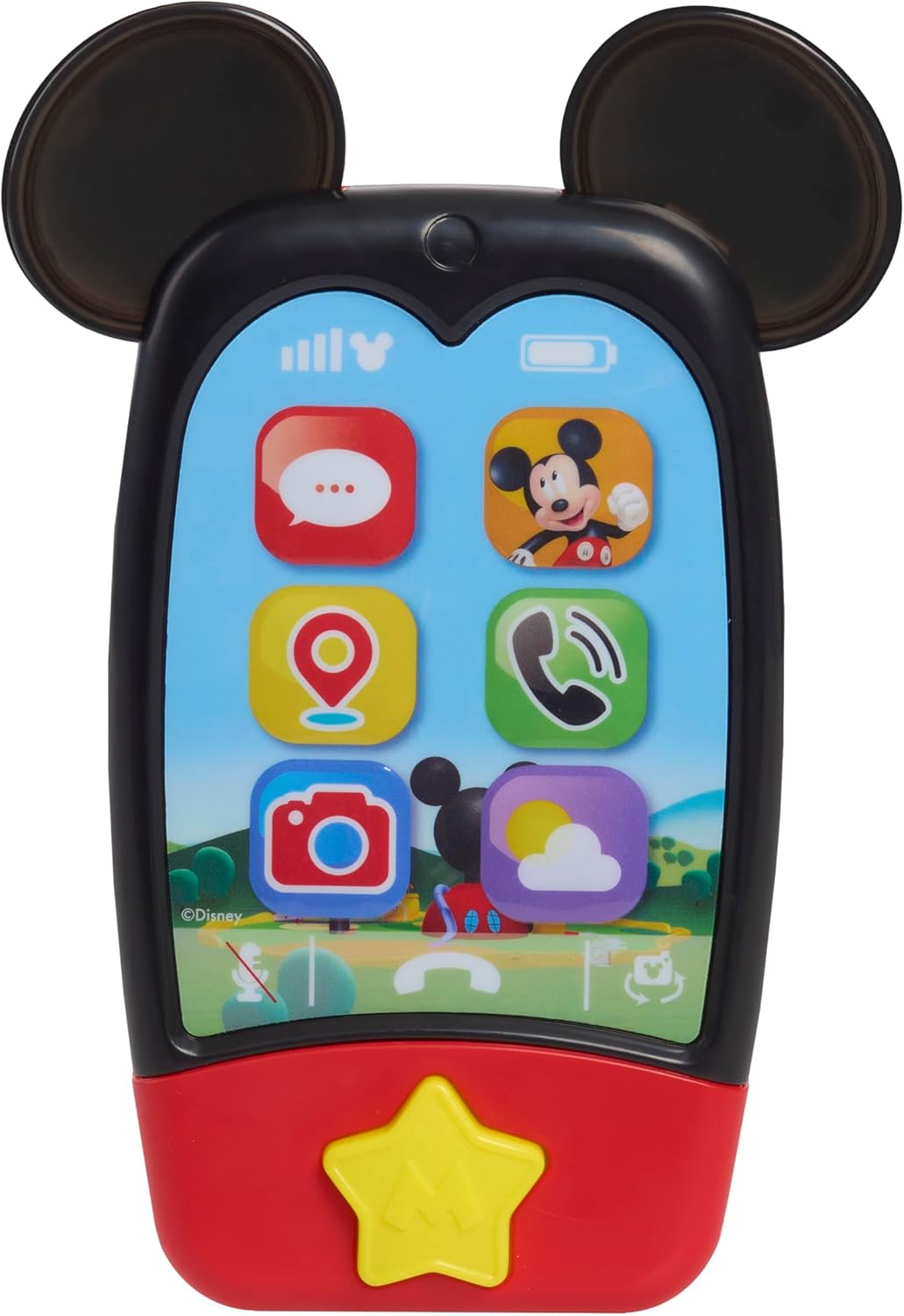 ディズニージュニア ミッキーマウス クラブハウス 6インチ 携帯電話｜ライト＆サウンド付き｜ごっこ遊び｜3歳以上｜Just Play ミッキーとつながろう ディズニージュニア ミッキーマウス クラブハウス 携帯電話は、 ライト・サウンド・学...