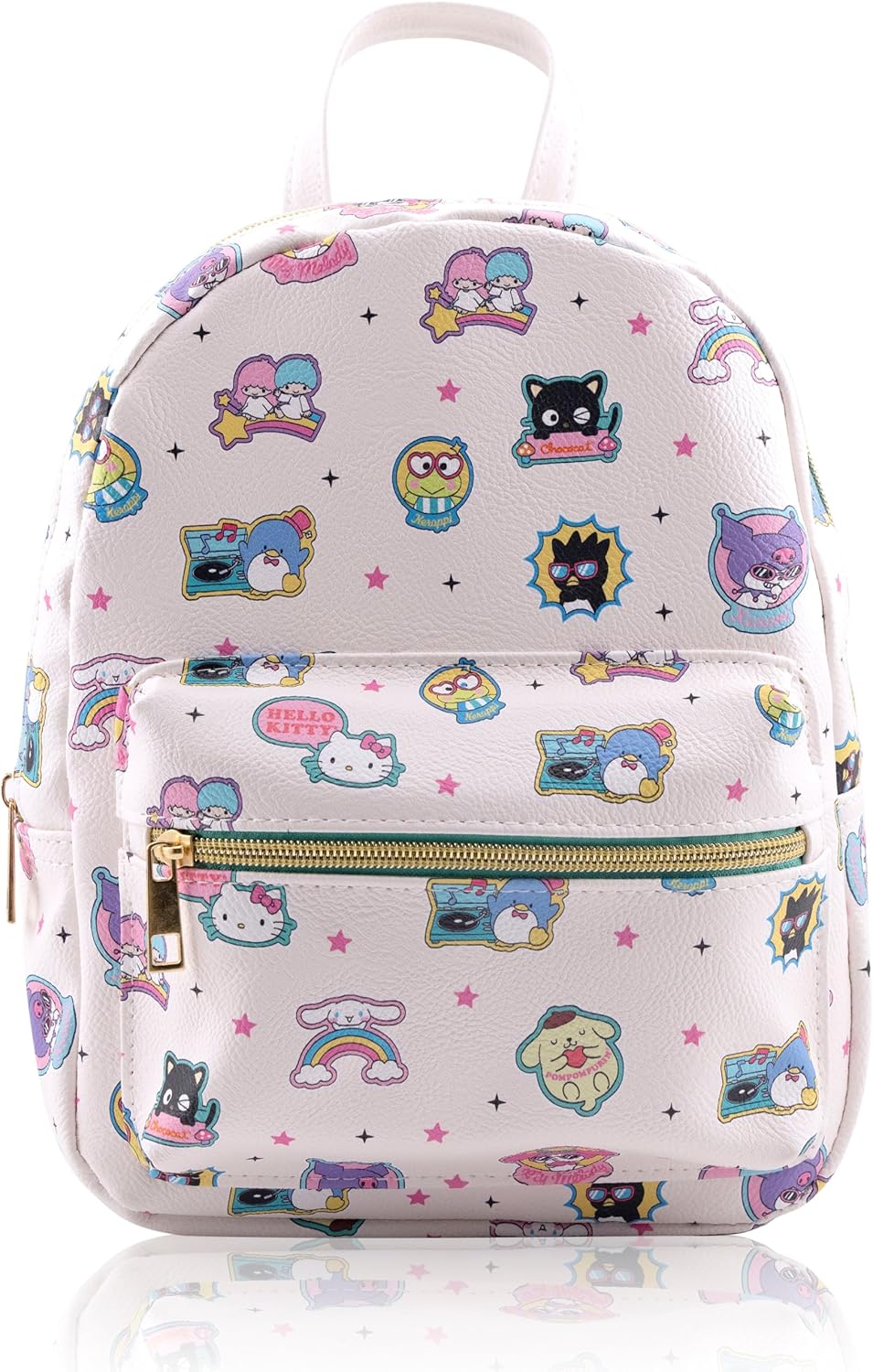 ハローキティ PUレザー ミニバックパック 10インチ｜Fast Forward 公式ライセンス ユニセックス サンリオ リュック ごっこ遊び ままごと おもちゃ 誕生日 クリスマス 女の子 男の子【並行輸入品】Sanrio Hello Kitty Backpack