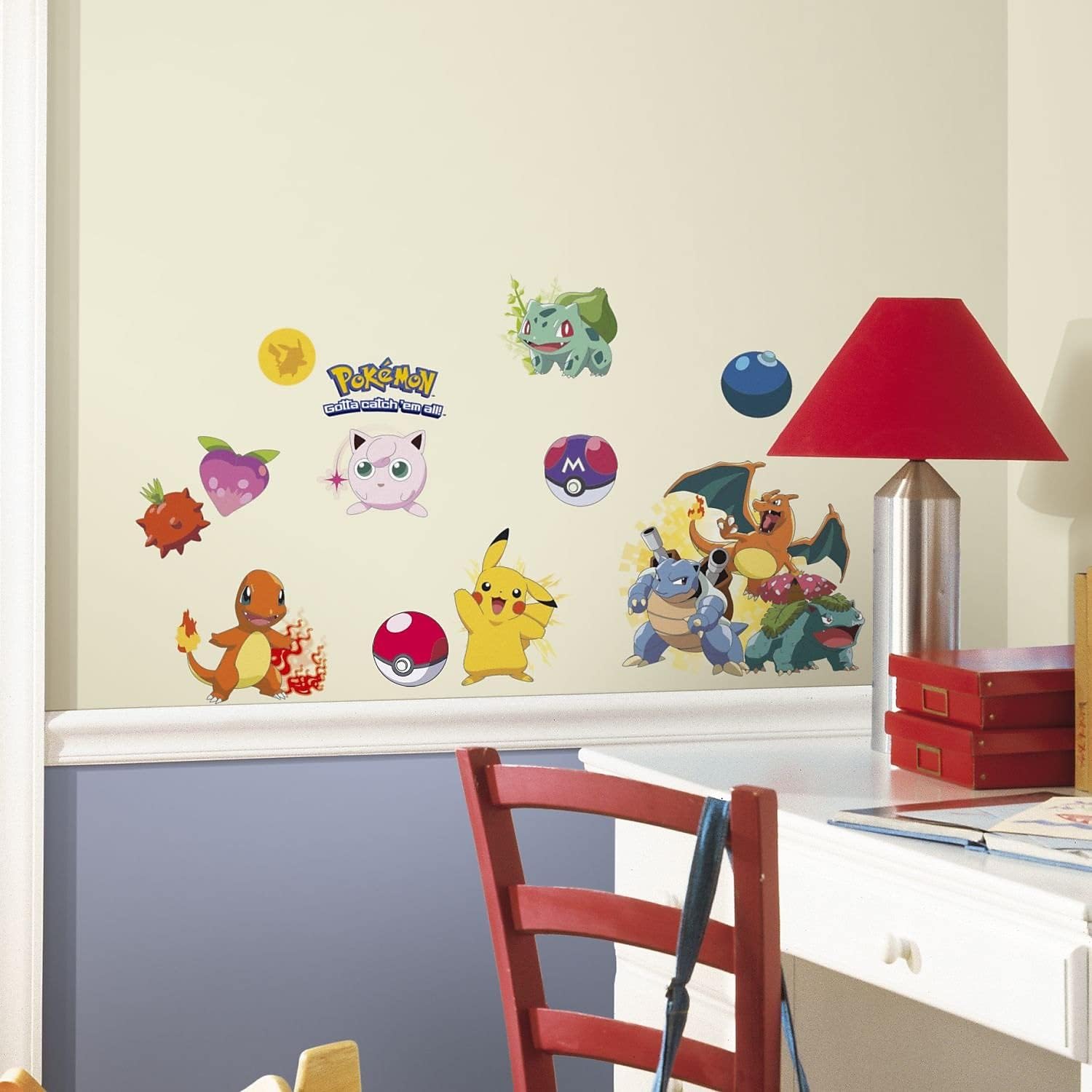 樂天商城 - RoomMates ポケットモンスター ウォール シール ステッカー ウォールデカール 貼ってはがせる 壁デコ ポケモン ごっこ遊び ままごと おもちゃ 誕生日 クリスマス 女の子 男の子【並行輸入品】Pokemon Iconic Peel and Stick Wall Decals