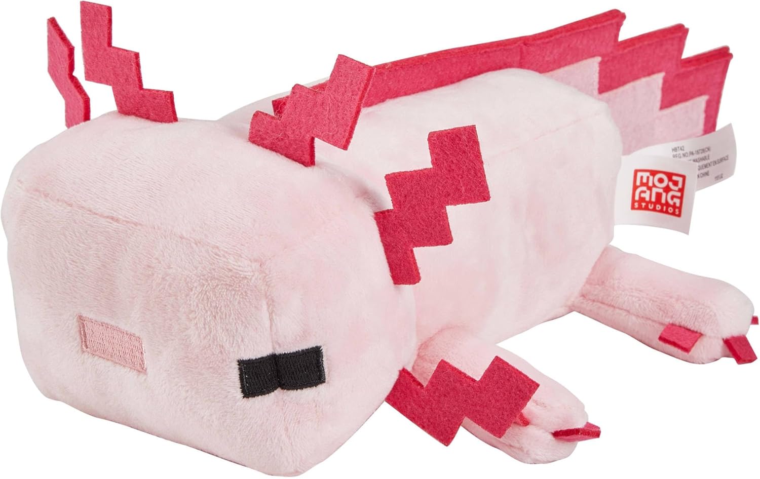 マインクラフト ウーパールーパー ぬいぐるみ キャラクター ソフトドール 約20cm ビデオゲームモチーフ マイクラ ごっこ遊び ままごと おもちゃ 誕生日 クリスマス 女の子 男の子【並行輸入品】Mattel Minecraft Basic Plush Character Soft Dolls