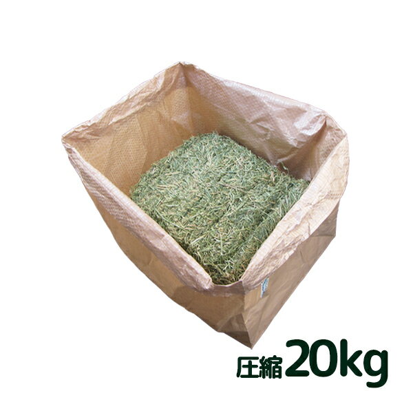 牧草 アルファルファ 圧縮 20kg