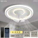 【先着限定!20%ポイントバック】シーリングファン シーリングファンライト 小型シーリングファンライト サーキュレーター 30W 100W相当 軽量 LED天井ライト 10畳 E26 ソケット 引掛 薄型 扇風機 省エネ 調光 調色 DCモーター リモコン付 ダクトレール 工事不要