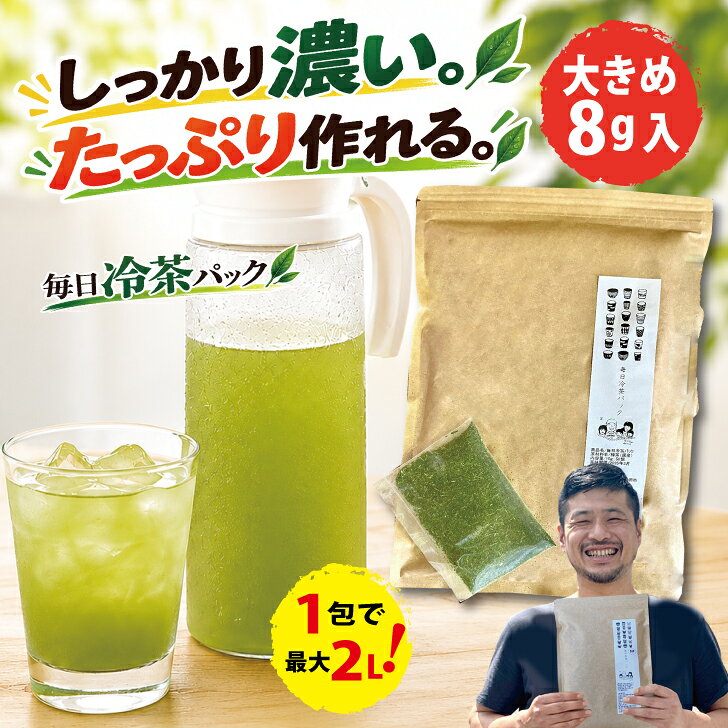 【大容量】 水出し緑茶 緑茶 ティーバッグ 深蒸し 静岡茶 冷茶 牧之原茶 水出し茶 業務用 お徳用 大量 大きい ティー…