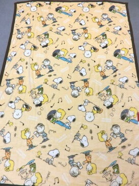 西川 スヌーピー やわらか毛布 シングルサイズ 140x200cm 2275-55596 クリーム ピーナッツフレンズ ニューマイヤー 西川リビング 在庫限り【smtb-k】【ky】