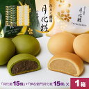 【P最大8倍★お買い物マラソン期間限定】 饅頭 まんじゅう 詰め合せ 30個入(月化粧×15個・伊右衛門月化粧×15個) 青木松風庵 和菓子 洋菓子 プレゼント 進物 贈り物 贈答用 大阪土産 お菓子 プチギフト 菓子折り