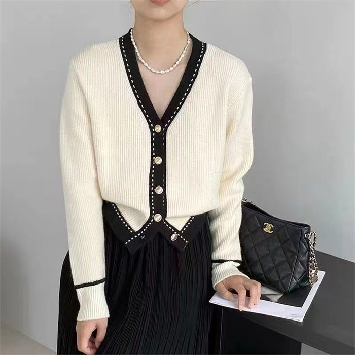 【期間限定10％OFF】ニット セーター Vネックニット ニットカーディガン きれいめ レディース ボタン ニット tops レディース アウター ボア vネック 秋物 秋カラー 秋冬 長袖 秋冬 定番 無地 ニットカーディガン ダークエンジェルトップス マルチカラー シンプル