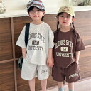 【期間限定10%OFF】Tシャツ 半袖 キッズ 子供服 セットアップ ベビー 男の子 女の子 子供 子ども こども キッズ服 ユニセックス 綿 コットン 100...