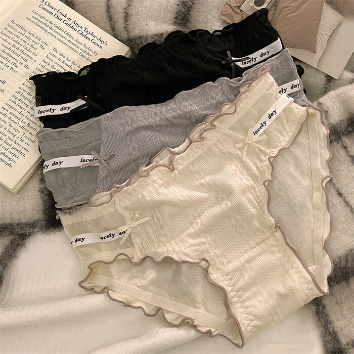 アオキ商店高森台の【時間限定10%OFF】綿 ショーツ コットン 下着 インナー レディース 女性 綿パン パンツ 可愛い かわいい 少女 レース スタンダード 美尻 すっぽり まとめ買い 95% 肌に優しい パンティー 綿 伸縮性 通気性 女性 レギュラー｜アングル2