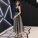 【時間限定10%OFF】パーティードレス 20代 30代40代 ワンピース おしゃれ フォーマル お呼ばれ シフォン マキシ キャバ 秋冬 カラードレス 結婚式...