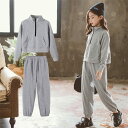【時間限定10%OFF】子供服 セットアップ キッズ 女の子 長袖 春秋 上下セット トップス Tシャツ パーカー ロングパンツ 子供ジャージ スポーツウェア ...