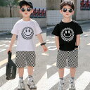 【時間限定10%OFF】子供服 セットアップ 夏 男の子 ジャージ キッズ 韓国子供服 上下セット 2点セット 半袖 Tシャツ パンツ ベビー服 男児 おしゃれ...