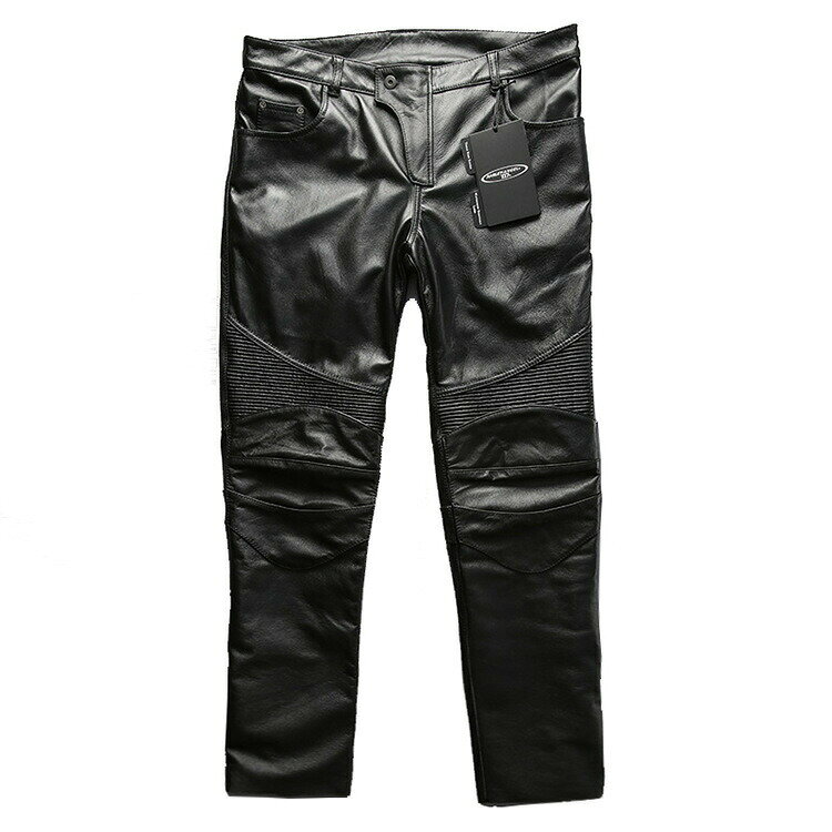 Leather Trousers - 【時間限定10%OFF】レザーパンツ バイク用 新品 牛革レザーパンツ メンズパンツ 革パンツ バイクパンツ 本革 無地 カッコイイ 大きサイズ スキニーパンツ ロングパンツ 送料無料