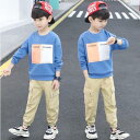 【時間限定10%OFF】ジャージ キッズ 男子 上下 長袖 春秋 秋着 ジュニア 2点セット 子供服 セットアップ Tシャツ 長ズボン トレーナー スポーツウェ...
