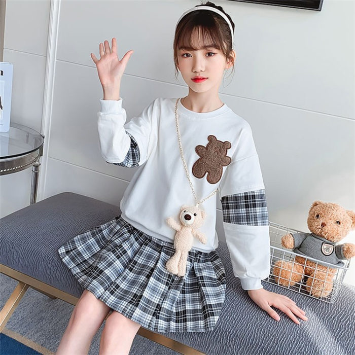 【時間限定10%OFF】子供服 セットアップ 女の子 長袖 春秋 秋着 上下セット 韓国子...