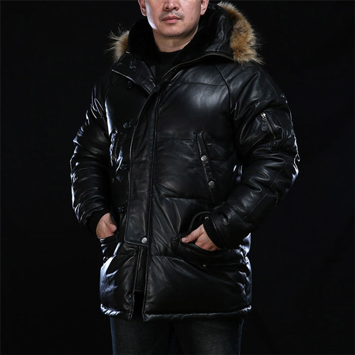 【時間限定10％OFF】春秋冬 本革ダウンジャケット フライトライダースジャケット カッコイイファッション 革ジャン レザーコート カジュアル防風 防寒 ラムレザー ジャケット 送料無料