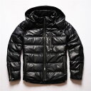 【時間限定10%OFF】本革ダウンジャケット メンズ 父の日 革ジャン バイクジャケット レザーダウンコート 90%ダウン 革ジャケット ダウンコート 羊革レザー ラムレザー ビジネス 送料無料