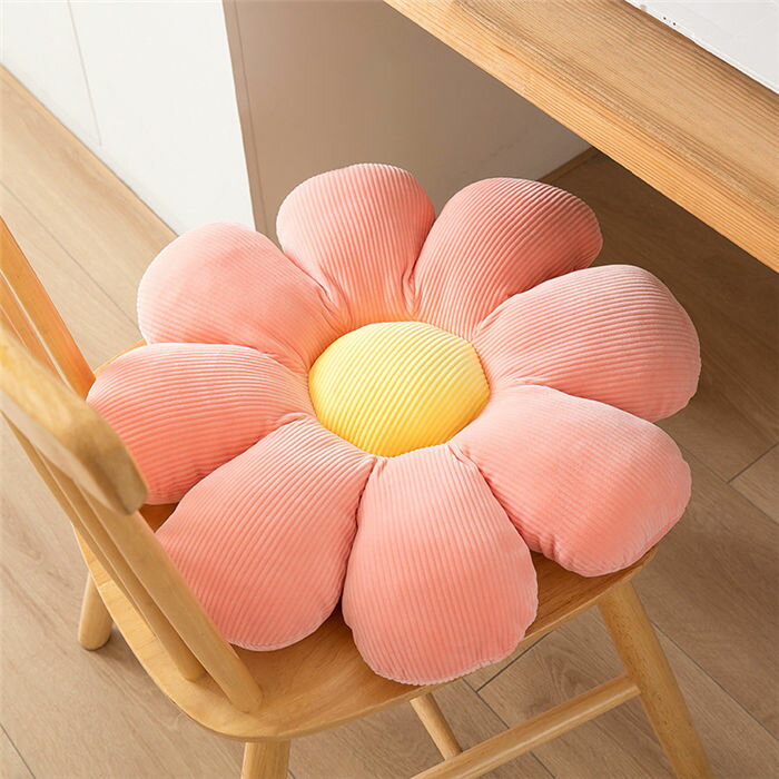 【時間限定10%OFF】クッション ぬいぐるみ シェル 抱き枕 フロアクッション ラウンドクッション 花型 座布団 丸形 かわいい プリーツ ベルベット ベロア 丸 丸いクッション 北欧 低反発 柔らかい 癒し系 萌え萌え 40*40CM 送料無料 [3]