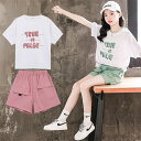 【時間限定10%OFF】子供服 セットアップ キッズ 女の子 ブラウス 春秋 上下セット トップス シャツ パンツ 子供 ガウチョパンツ おしゃれ 可愛い カジ...