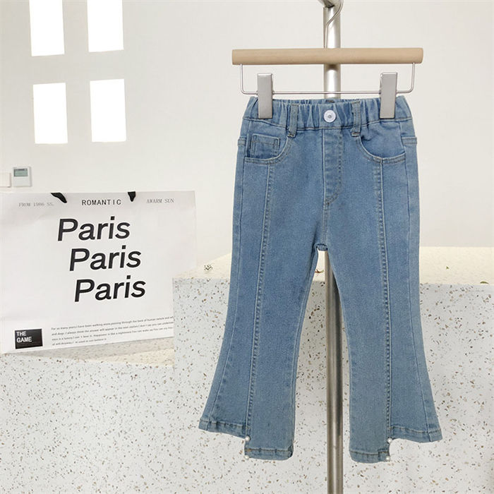 【時間限定10%OFF】パンツ 子供服 デニム キッズ 女の子 子供 可愛い カジュアル おしゃれ 可愛い 薄手 ガールズ 新品 90 100 110 120 130 140