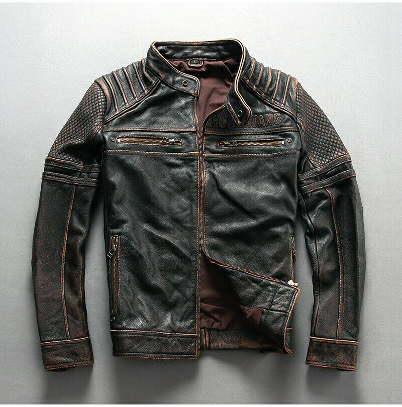 【時間限定10％OFF】本革ジャケット メンズジャケット 牛革製 ビジネスメンズ 父の日 ライダースジャケット 革ジャン レザーコート ラペル ボタンタイプ 高品質 防風 防水 防寒 送料無料
