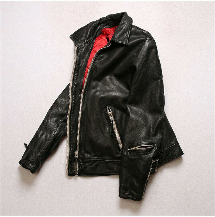 【時間限定10%OFF】本革ジャケット フライトジャケット レザージャケット 羊革 革ジャン ラム革 本革 革ジャケット アメリカ空軍 メンズ 送料無料