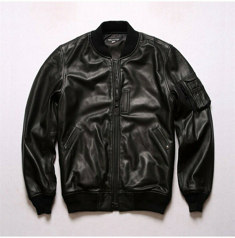 【時間限定10％OFF】本革ジャケット フライトジャケット レザージャケット 羊革 革ジャン ラム革 本革 革ジャケット アメリカ空軍 メンズ 父の日 送料無料