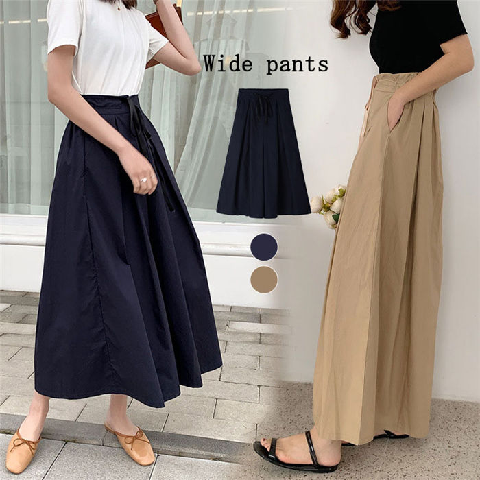 Rakuten - 【時間限定10%OFF】ワイドパンツ パンツ レディース ゆったり 大きいサイズ 大人 かわいい 上品 きれいめ オフィス フォーマル セミフォーマル 上品 カジュアル 大人カジュアル 送料無料