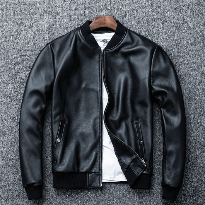 Leather - 【時間限定10%OFF】本革ジャケット フライトジャケット レザージャケット 牛革 革ジャン 本革 革ジャケット ライダースジャケット レザーコート メンズ 父の日 送料無料
