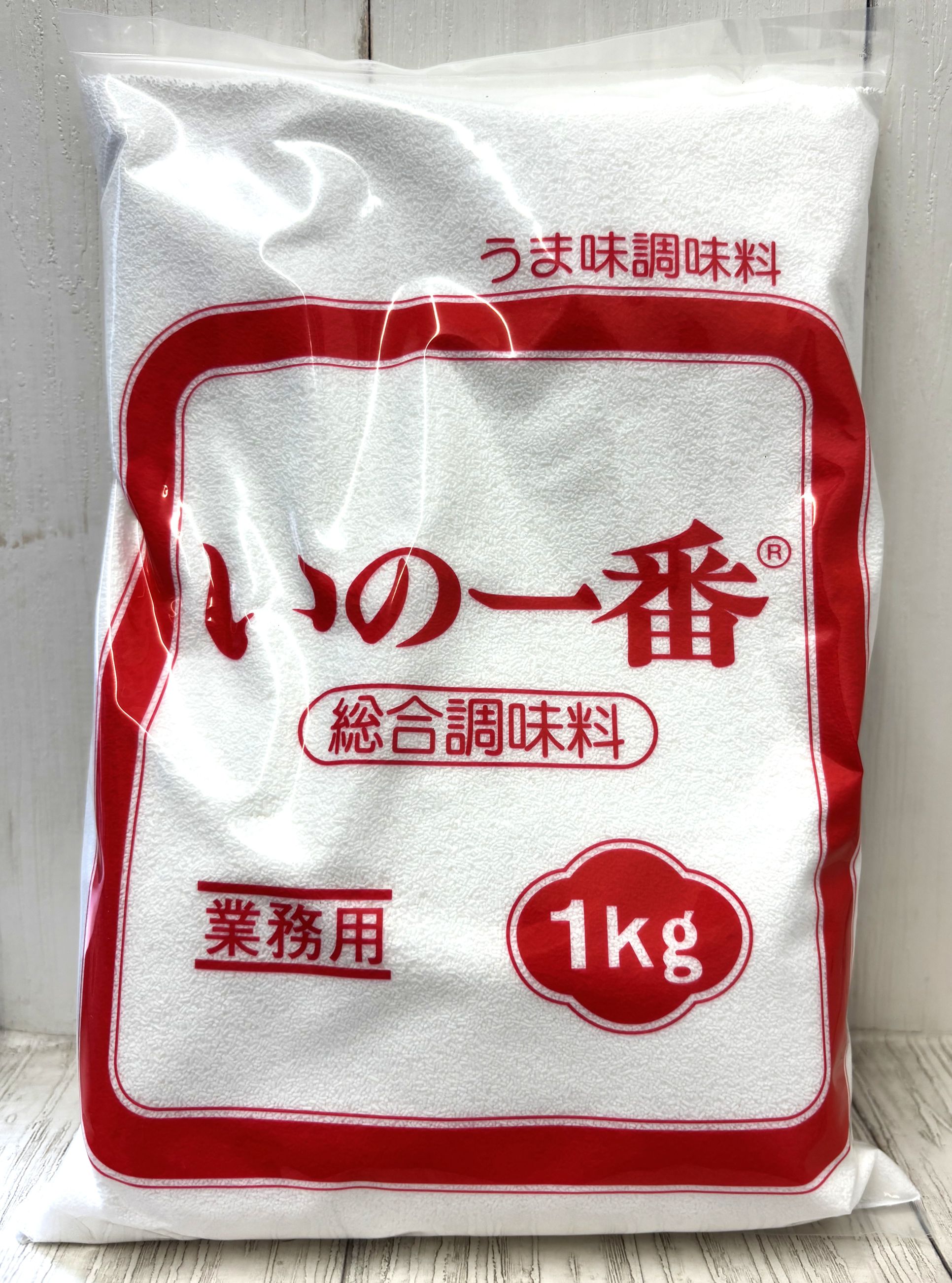 Lグルタミン酸92％と、5`リボヌクレオチドニナトリウム8％配合　いの一番 1K袋