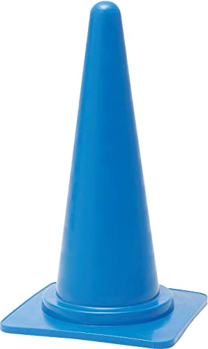 パイロン 高耐久 ソフトカラーコーン　青　カラーコーン 70cm コーンベット付 6本セット トーグ安全　コーン 三角コーン コーンウェイト コーンリング
