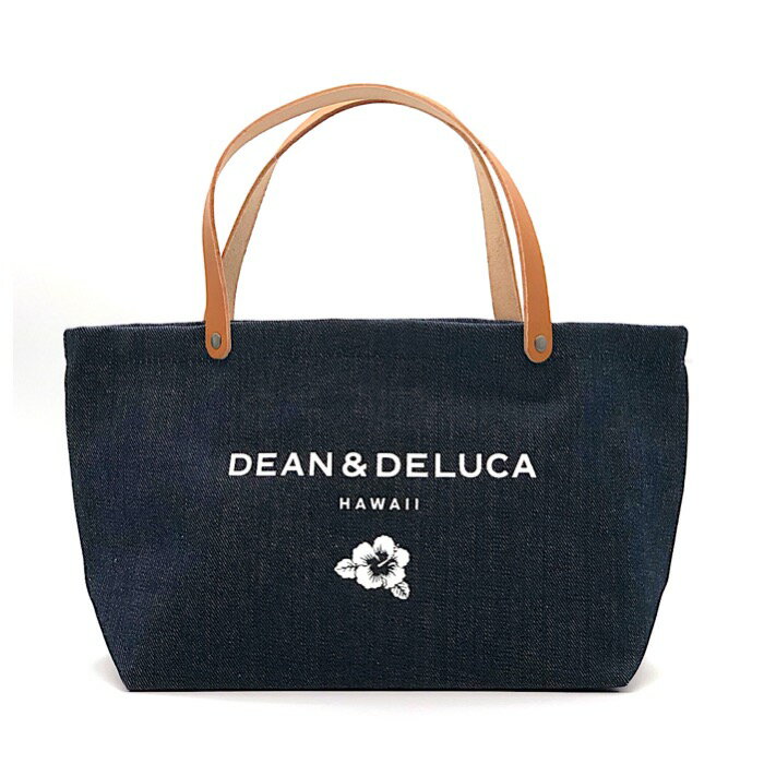 【HAWAII直輸入・送料無料】 DEAN&DELUCA ディーンアンドデルーカ デニム レザーハンドル スモールトート Denim LEATHER HANDLE TOTE リッツカールトン限定 正規品 ハワイアン ギフト お洒落