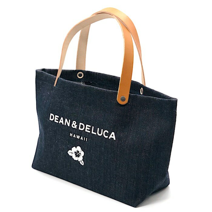 【HAWAII直輸入・送料無料】 DEAN&DELUCA ディーンアンドデルーカ デニム レザーハンドル スモールトート Denim LEATHER HANDLE TOTE リッツカールトン限定 正規品 ハワイアン ギフト お洒落