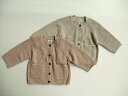 【通年】【DONSJE/ドンシェ】Harper Cardigan コットンニットカーディガン（2色）（1Y～6Y/5サイズ）0341054［送料込］