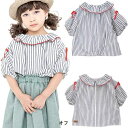 【SALE/セール】【2021春夏】MOL【モル】ribbon shirt リボンシャツ(2色)(80〜150/5サイズ)mol21ssts04