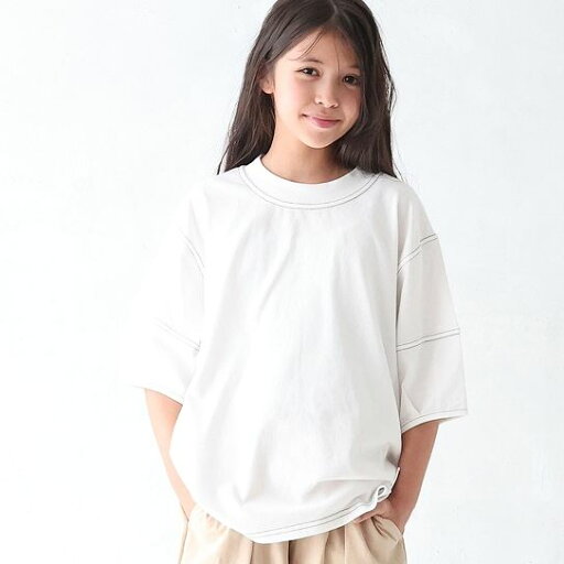 【2025春夏】【undeny.(アンディニー)】ステッチ Tシャツ(3色)(110〜160/3サイズ)705408 【2025春夏】【undeny.(アンディニー)】ステッチ Tシャツ(3色)(110〜160/3サイズ)705408