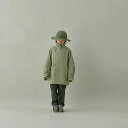 【2024秋冬】MOUN TEN.【マウンテン】air half coat(Re-nylon)中綿入りハーフコート(2色)(110〜150/4サイズ)mc29-...