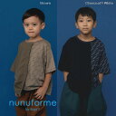 【2023春夏】nunuforme【ヌヌフォルム】アシンメトリーT（3色）（95～145）35-nf19-812-664