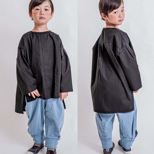 【30％OFF/SALE/セール】【2023春夏】MOL【モル】black shirts-T（90～150/4サイズ）mlp_ts16