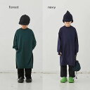 【2022秋冬】MOUN TEN.【マウンテン】MT. Logo organic dress チュニック丈のロングスリーブT(4色)(95〜140/4サイズ)2...