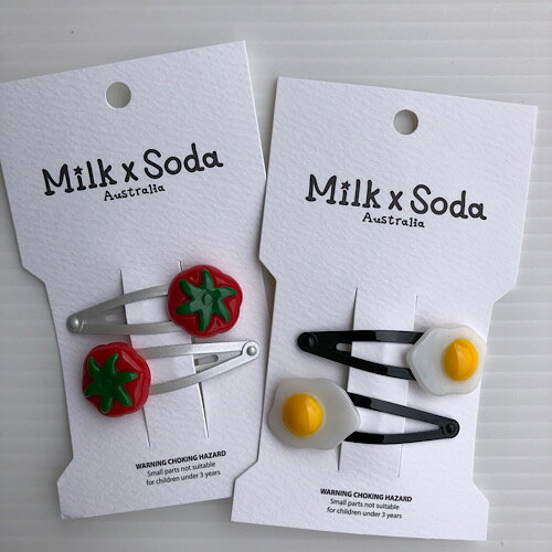 yʔNzMilk & Soday~N&\[_zFOODIE HAIR CLIP wANbv t[h i2FjiFibaby/kidsjj