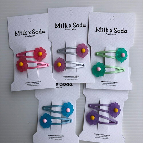 yʔNzMilk & Soday~N&\[_zBLOSSOM FLOWER HAIR CLIP wANbv  i5FjiFibaby/kidsjj