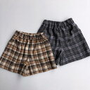 SALE【30%OFF/セール】【2022秋冬】RIO【リオ】チェック ショートパンツ〈起毛〉(2色)(80〜140)p34209-24