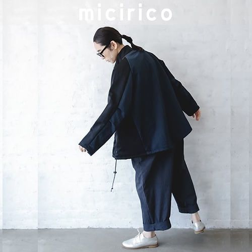 【2024春夏】michirico【ミチリコ】Bicolor blouson ブルゾン（レディース）mr24ss-30